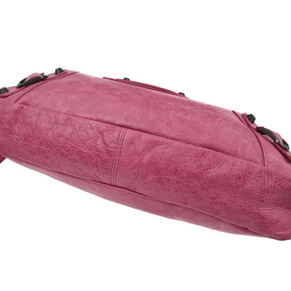 Balenciaga Pink Lambskin The First 2way Shoulder Handbag
