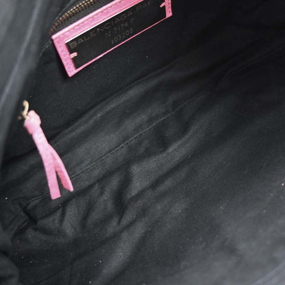 Balenciaga Pink Lambskin The First 2way Shoulder Handbag