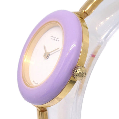Gucci 11/12.2 Change Bezel Chameleon Quartz Watch SS