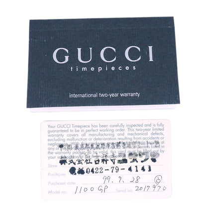 Gucci 11/12.2 Change Bezel Chameleon Quartz Watch SS