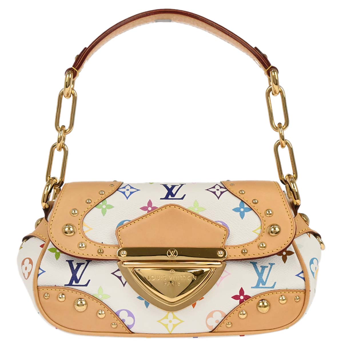 Louis Vuitton White Monogram Multicolor Marilyn Handbag M40127