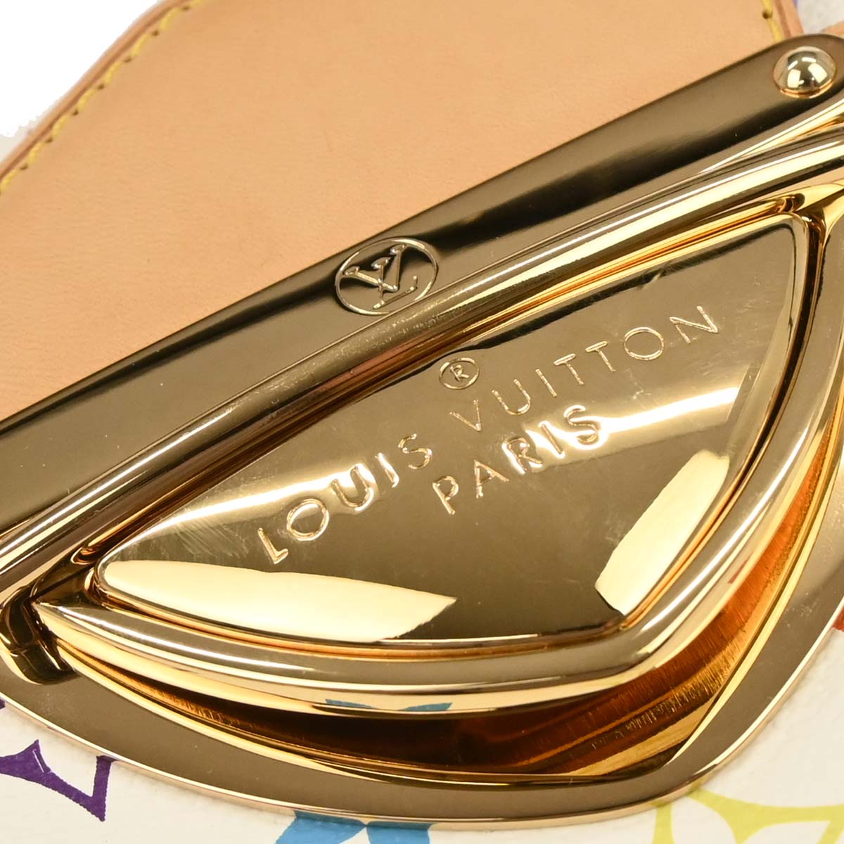 Louis Vuitton White Monogram Multicolor Marilyn Handbag M40127