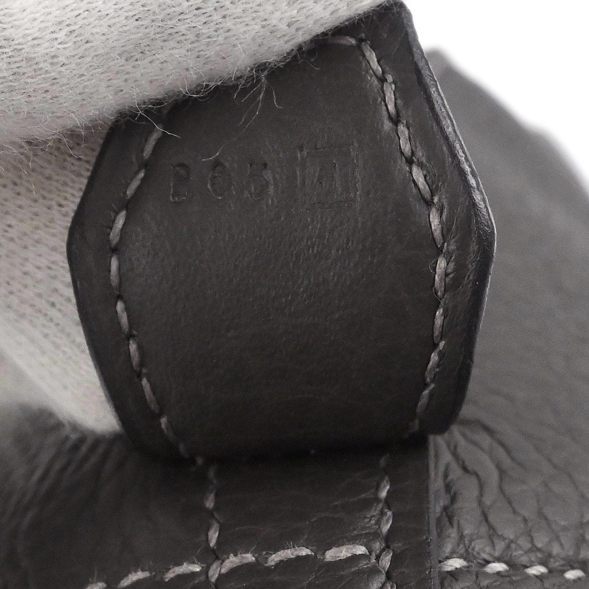 Hermes Graphite Taurillon Clemence Bolide 31 2way Shoulder Handbag