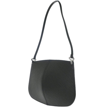 Louis Vuitton Black Epi Pochette Demi-lune Handbag M52622