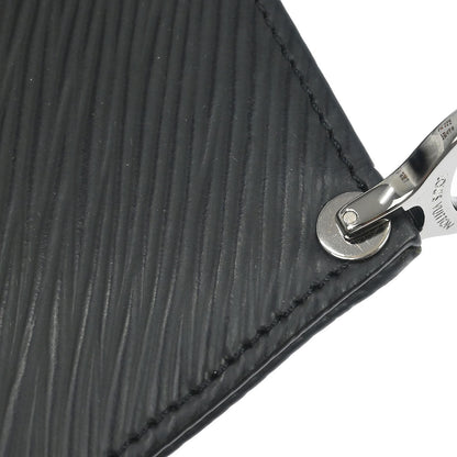 Louis Vuitton Black Epi Pochette Demi-lune Handbag M52622