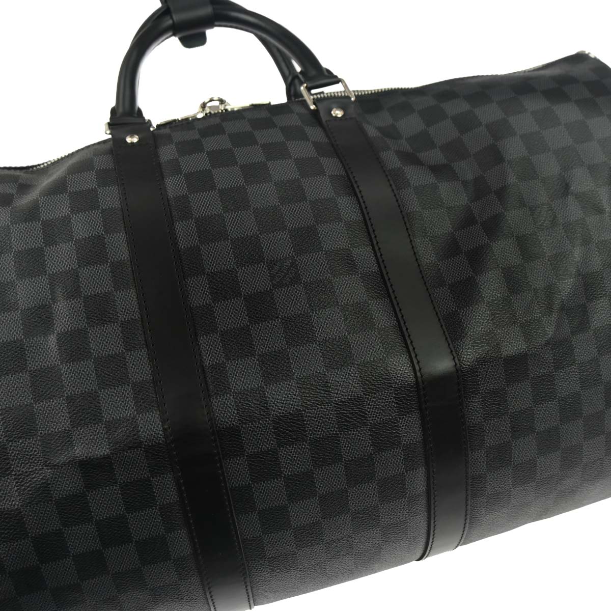 Louis Vuitton Damier Keepall Bandouliere 55 Shoulder Duffle Bag N41413