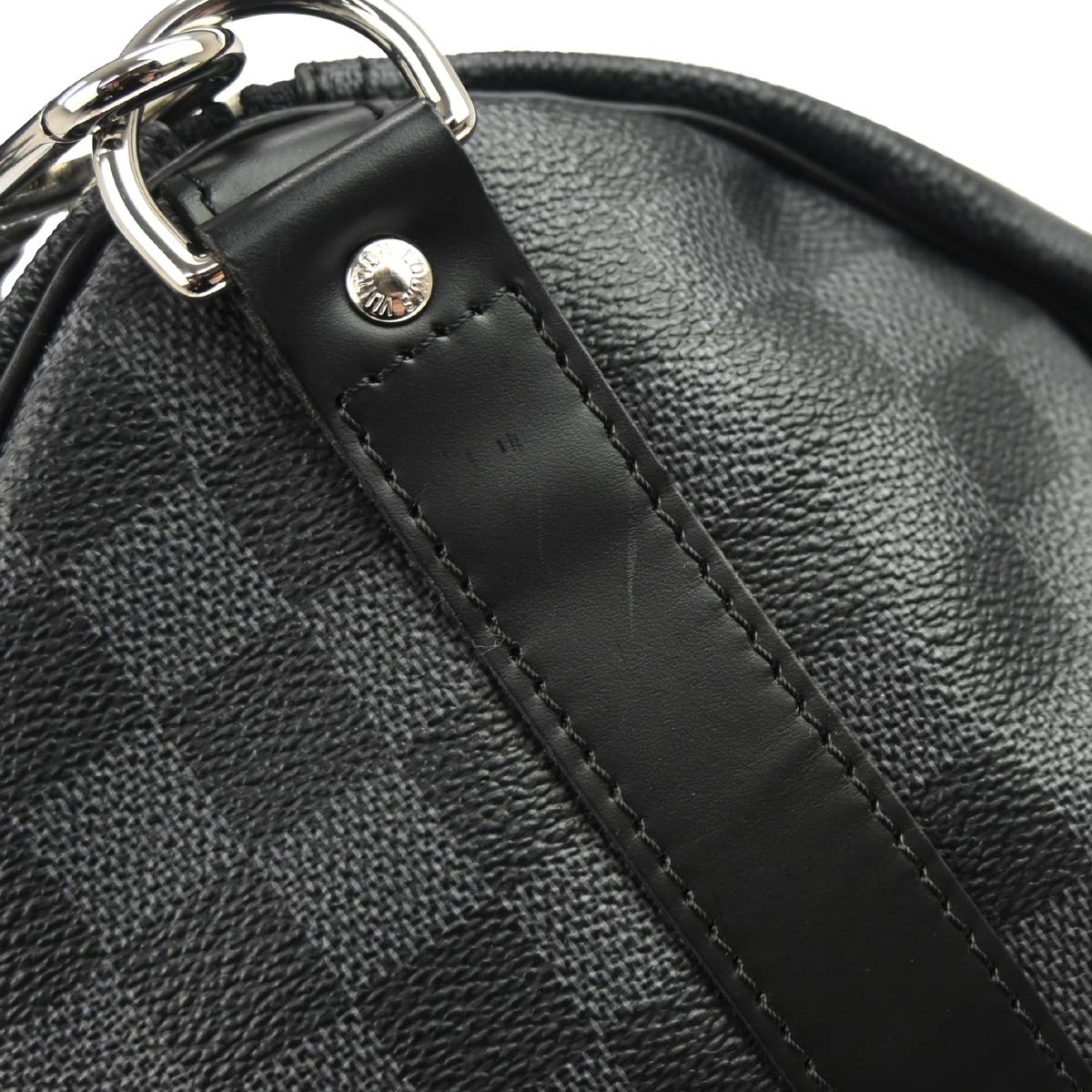 Louis Vuitton Damier Keepall Bandouliere 55 Shoulder Duffle Bag N41413