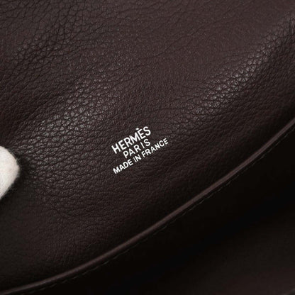 Hermes Havane Evergrain Kelly Pochette Handbag