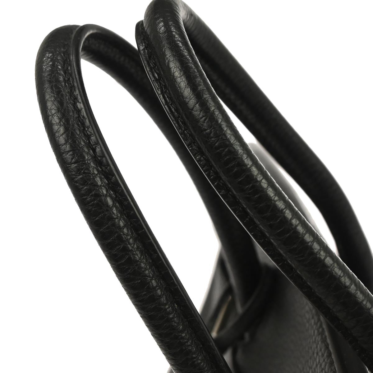 Hermes Black Togo Haut a Courroies 32 Handbag