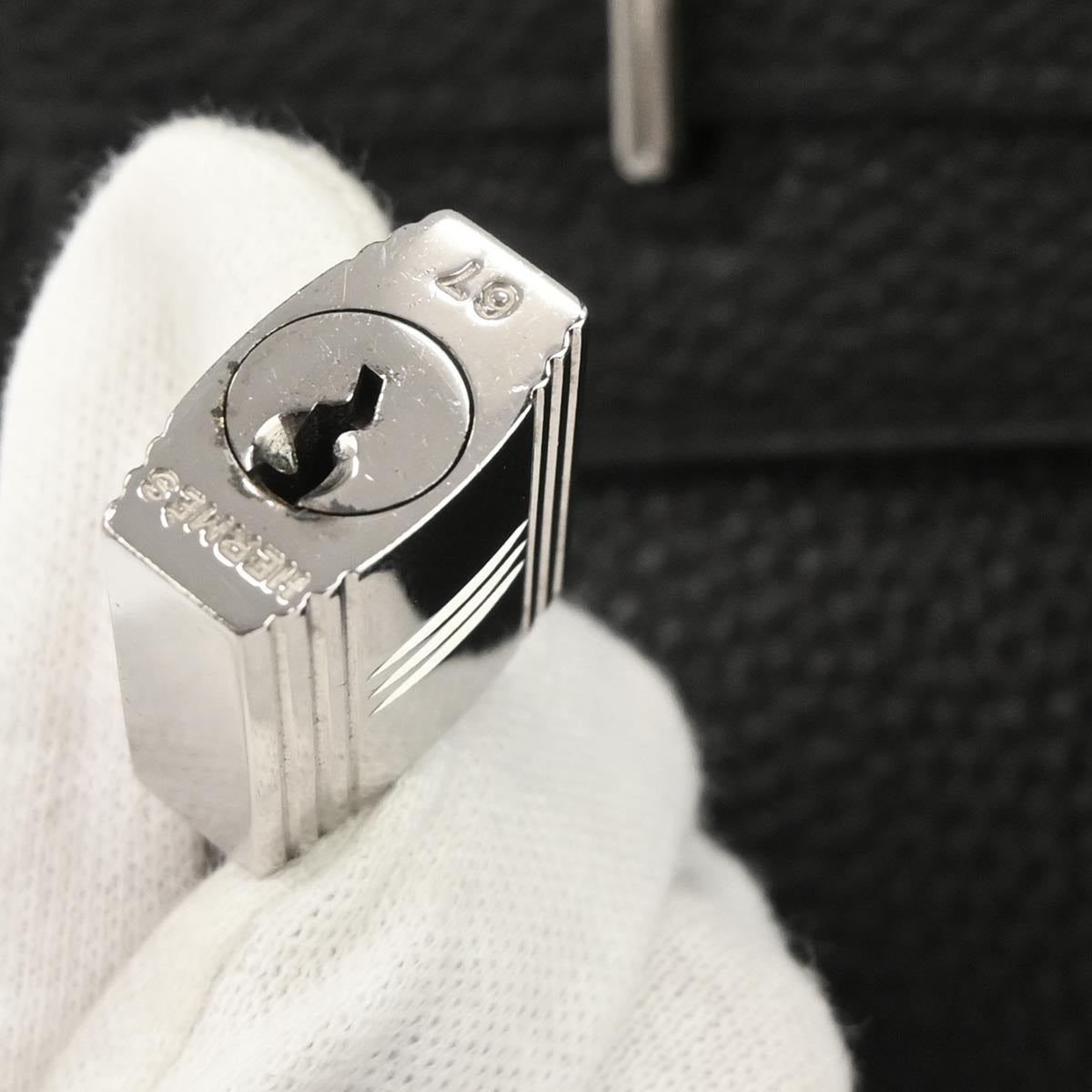 Hermes Black Togo Haut a Courroies 32 Handbag