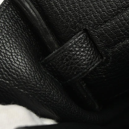 Hermes Black Togo Haut a Courroies 32 Handbag