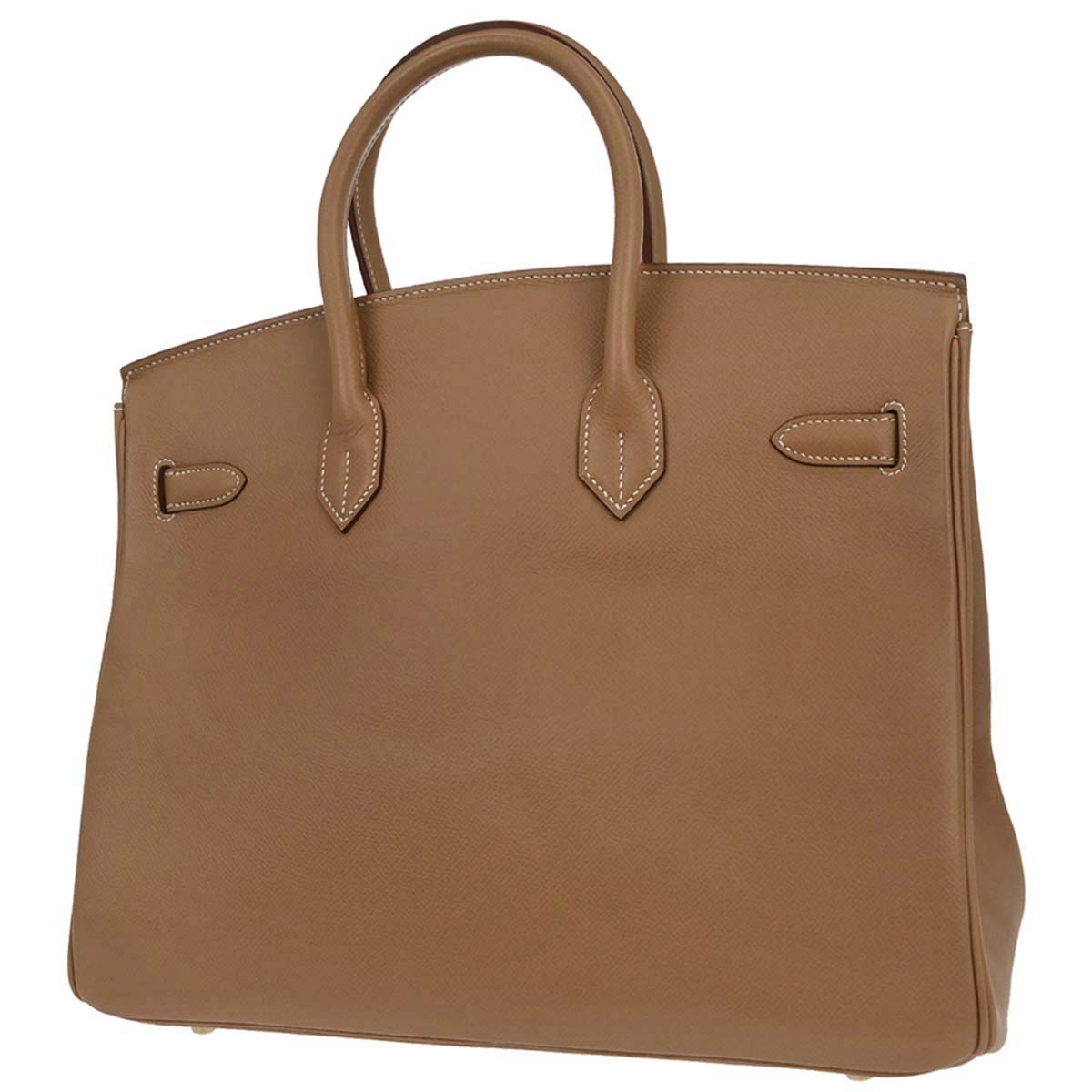 Hermes Natural Courchevel Birkin 35 Handbag