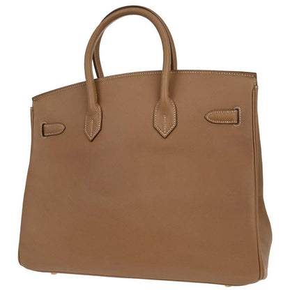 Hermes Natural Courchevel Birkin 35 Handbag