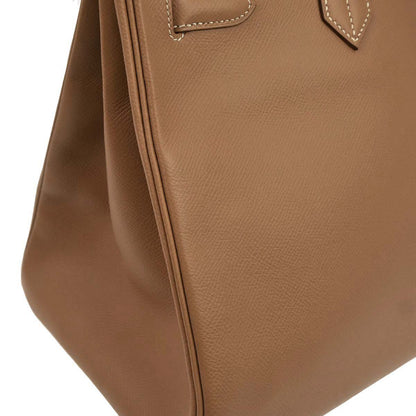 Hermes Natural Courchevel Birkin 35 Handbag