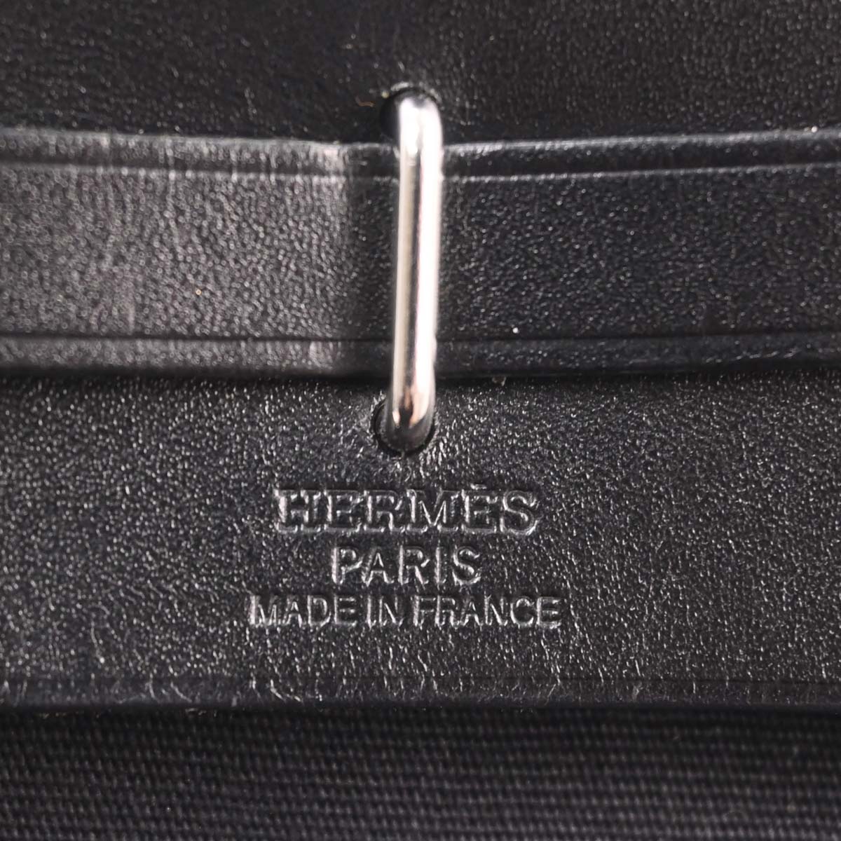 Hermes Black Natural Toile Officier GM Herbag TPM 2 in 1 Shoulder Bag