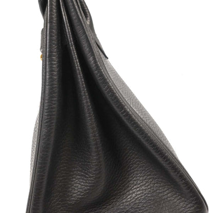 Hermes Black Ardennes Birkin 30 Handbag