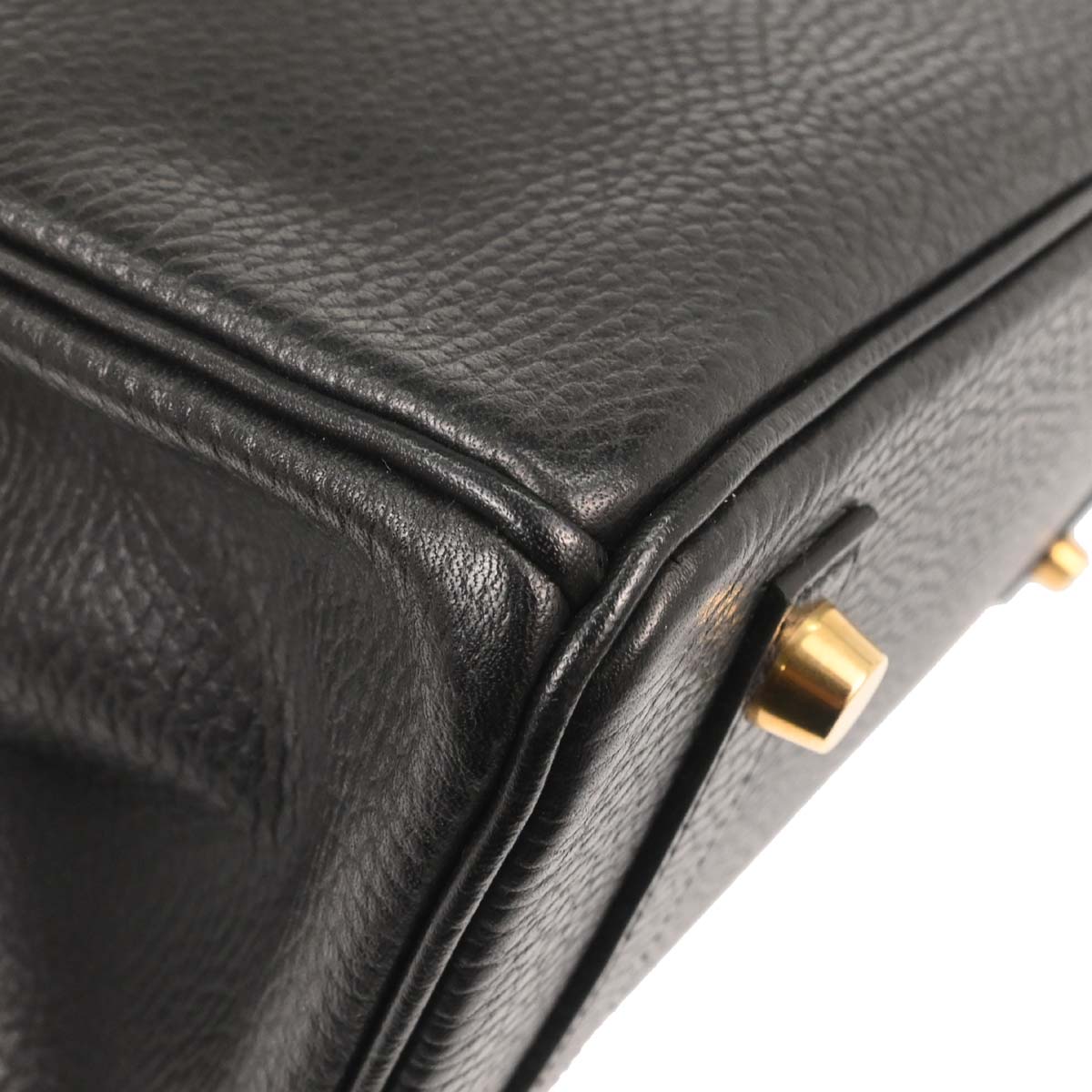 Hermes Black Ardennes Birkin 30 Handbag