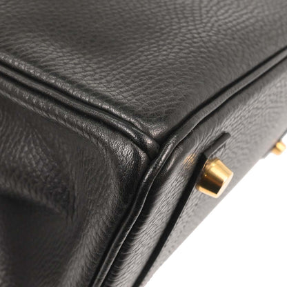 Hermes Black Ardennes Birkin 30 Handbag