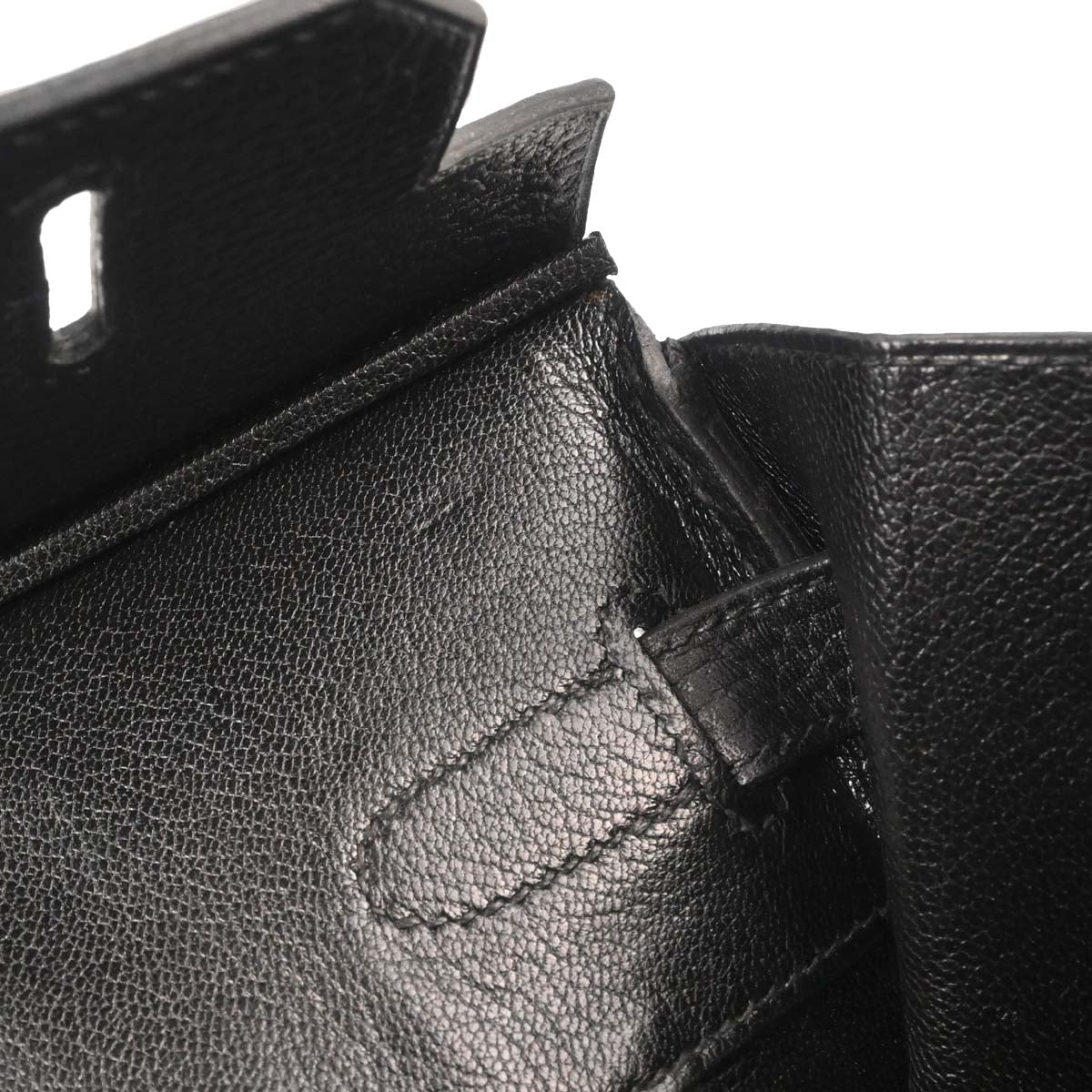 Hermes Black Ardennes Birkin 30 Handbag