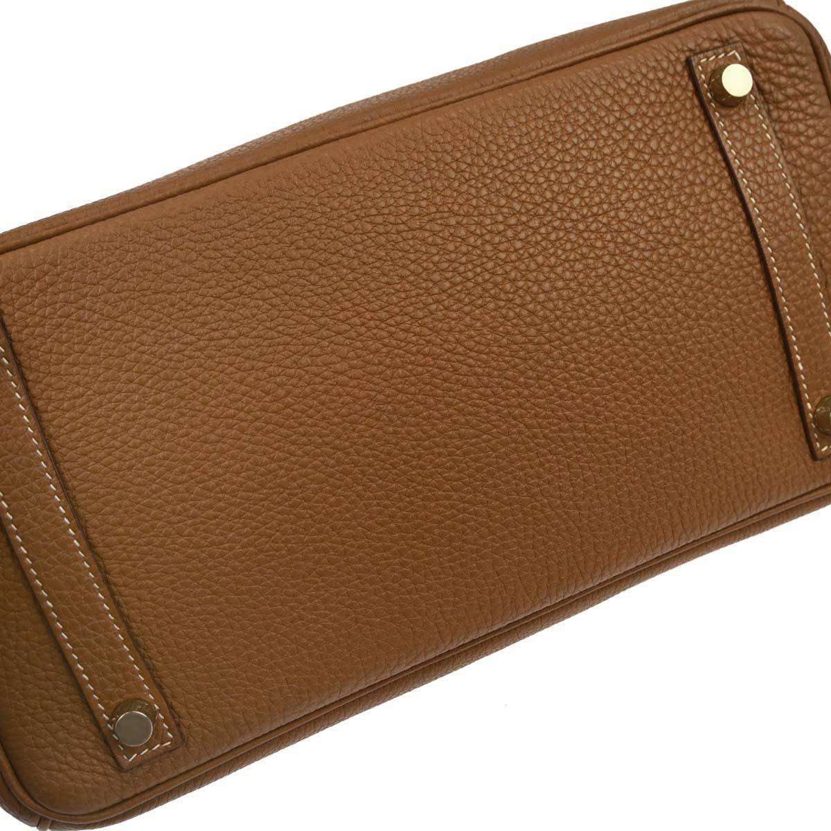 Hermes Gold Togo Birkin 30 Handbag