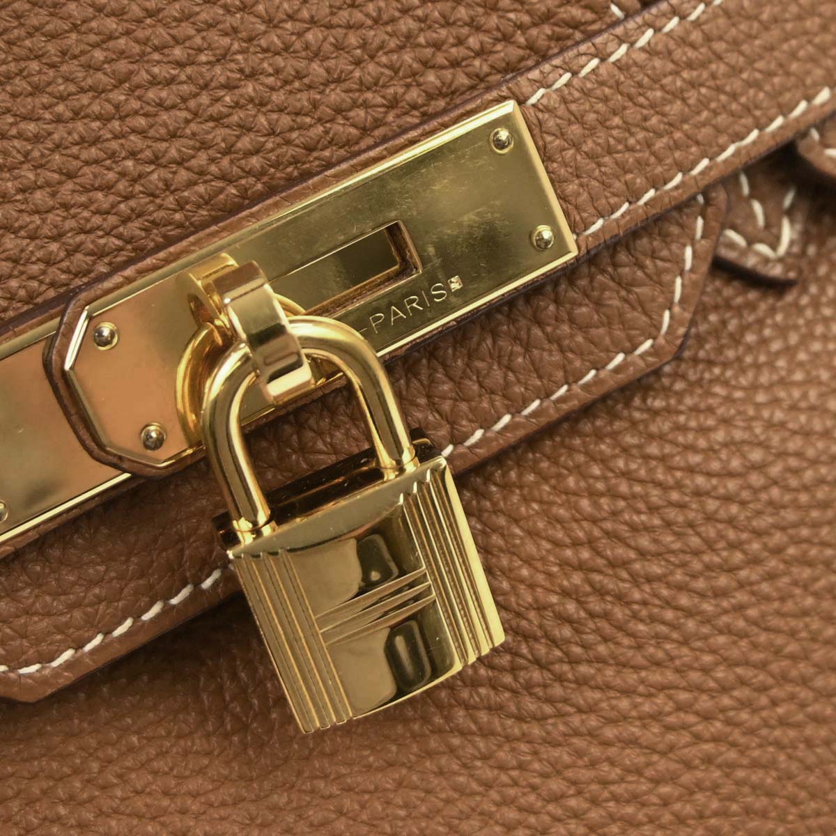 Hermes Gold Togo Birkin 30 Handbag