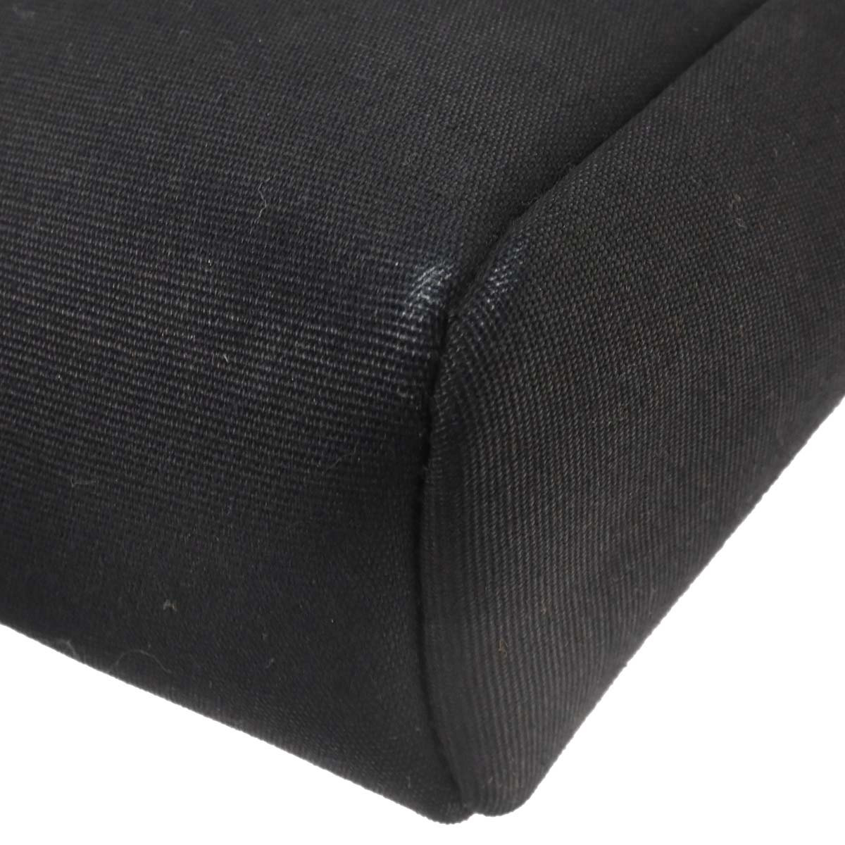 Hermes Black Natural Toile Officier GM Herbag TPM 2 in 1 Shoulder Bag