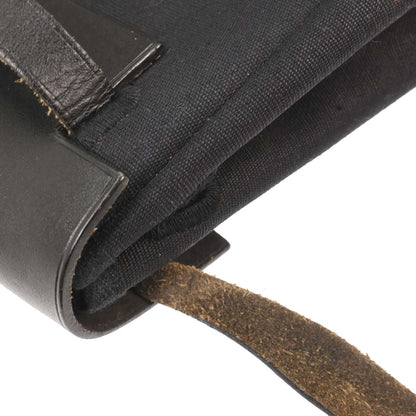 Hermes Black Natural Toile Officier GM Herbag TPM 2 in 1 Shoulder Bag