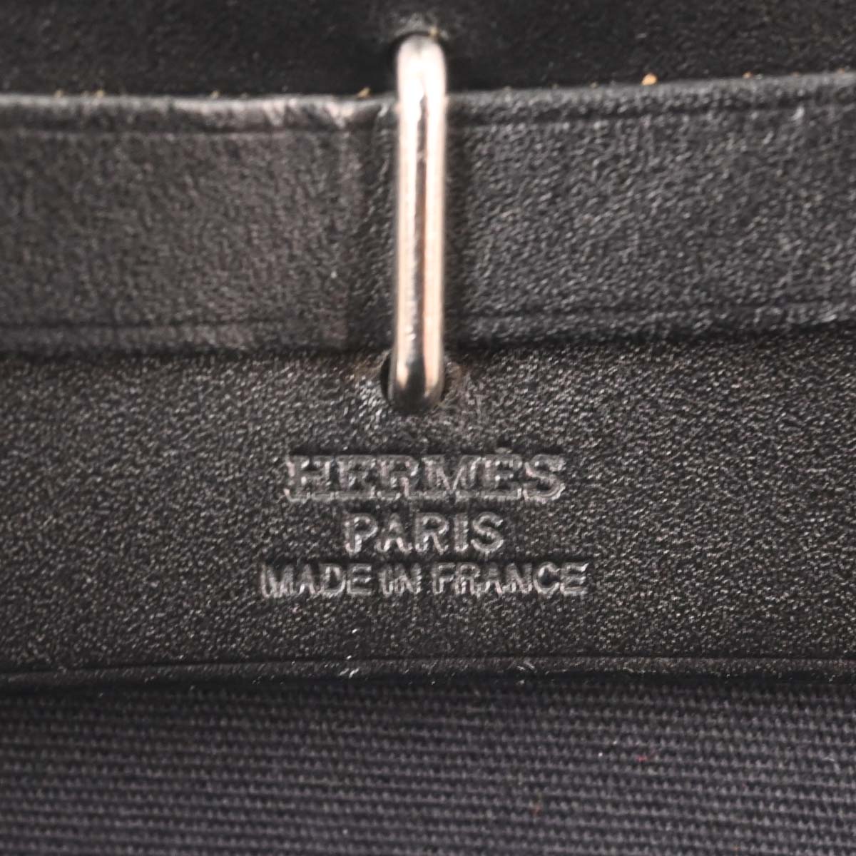 Hermes Black Natural Toile Officier GM Herbag TPM 2 in 1 Shoulder Bag