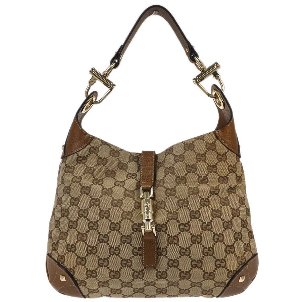 Gucci Beige GG New-Jackie Hobo Handbag