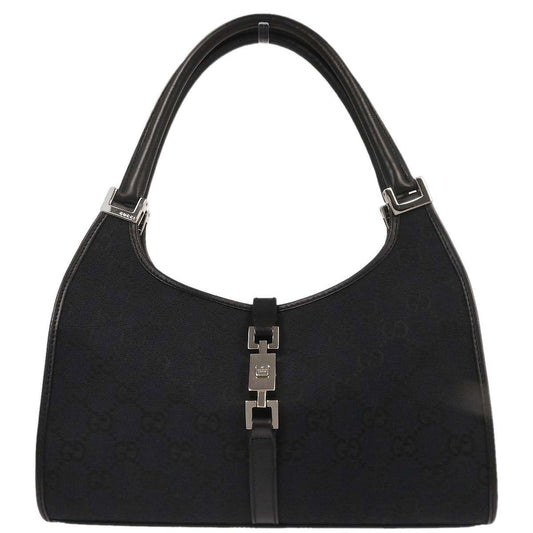 Gucci Black GG Jackie Handbag