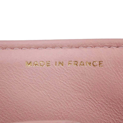 Chanel 2003-2004 Pink Lambskin East West Choco Bar Shoulder Bag