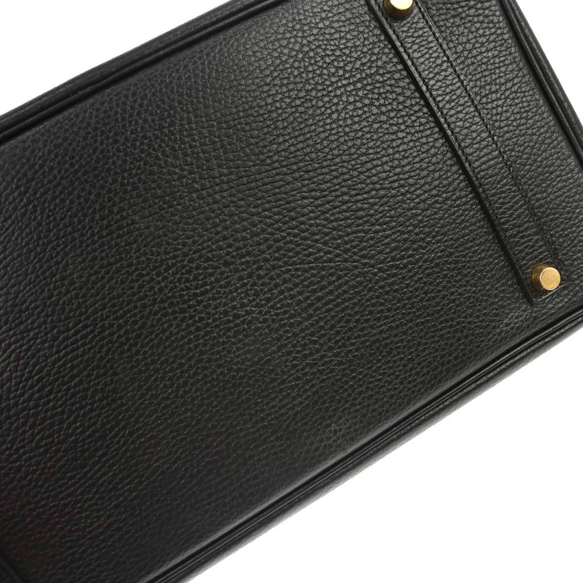 Hermes Black Ardennes Birkin 35 Handbag