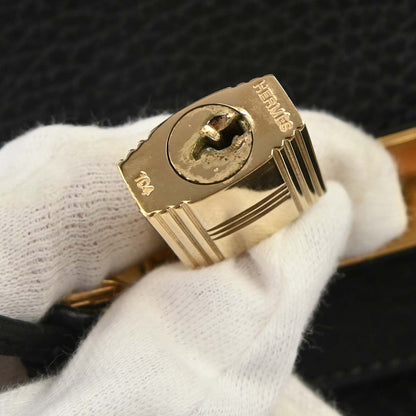 Hermes Black Ardennes Birkin 35 Handbag