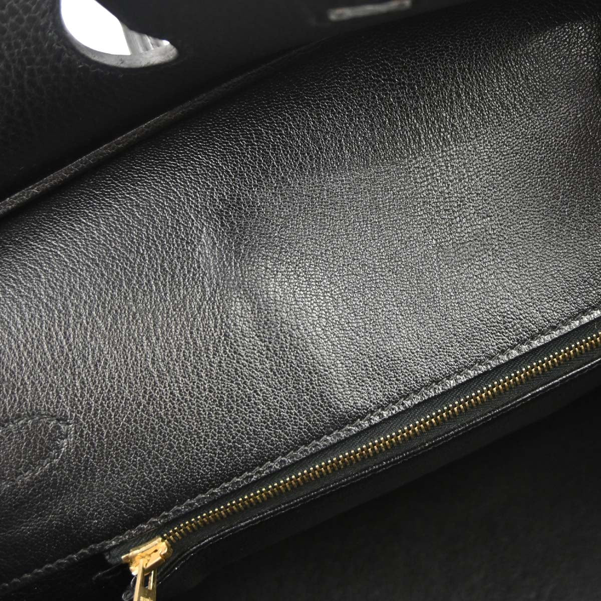 Hermes Black Ardennes Birkin 35 Handbag