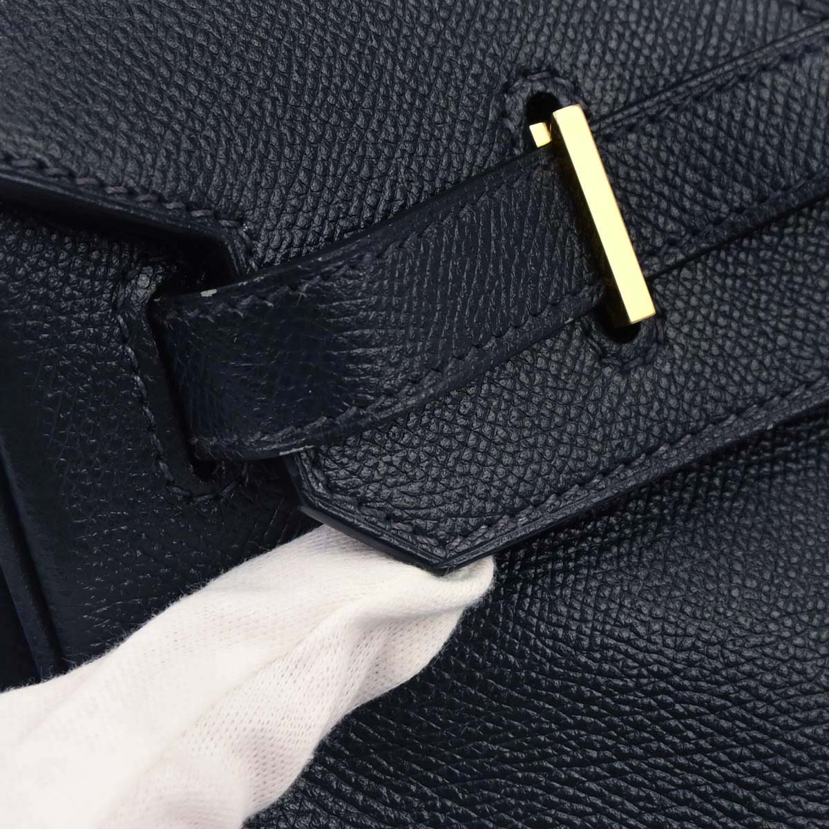 Hermes Blue Marine Epsom Birkin 35 Handbag