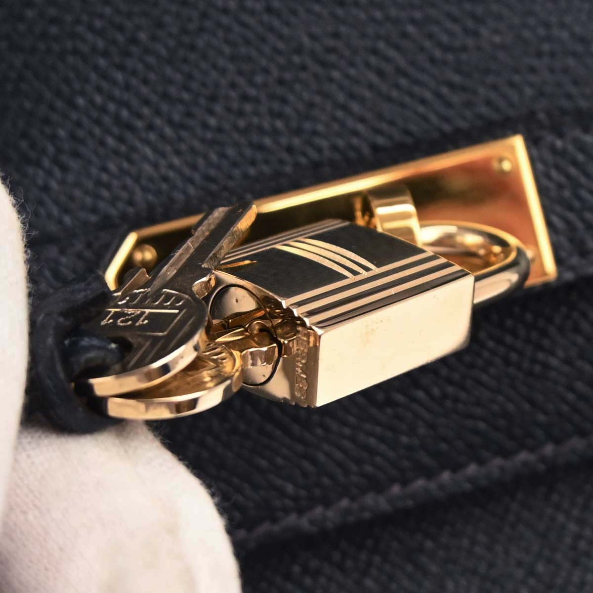 Hermes Blue Marine Epsom Birkin 35 Handbag