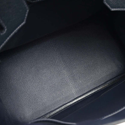 Hermes Blue Marine Epsom Birkin 35 Handbag