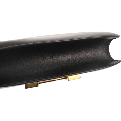 Hermes Black Box Calf Constance 23 Shoulder Bag