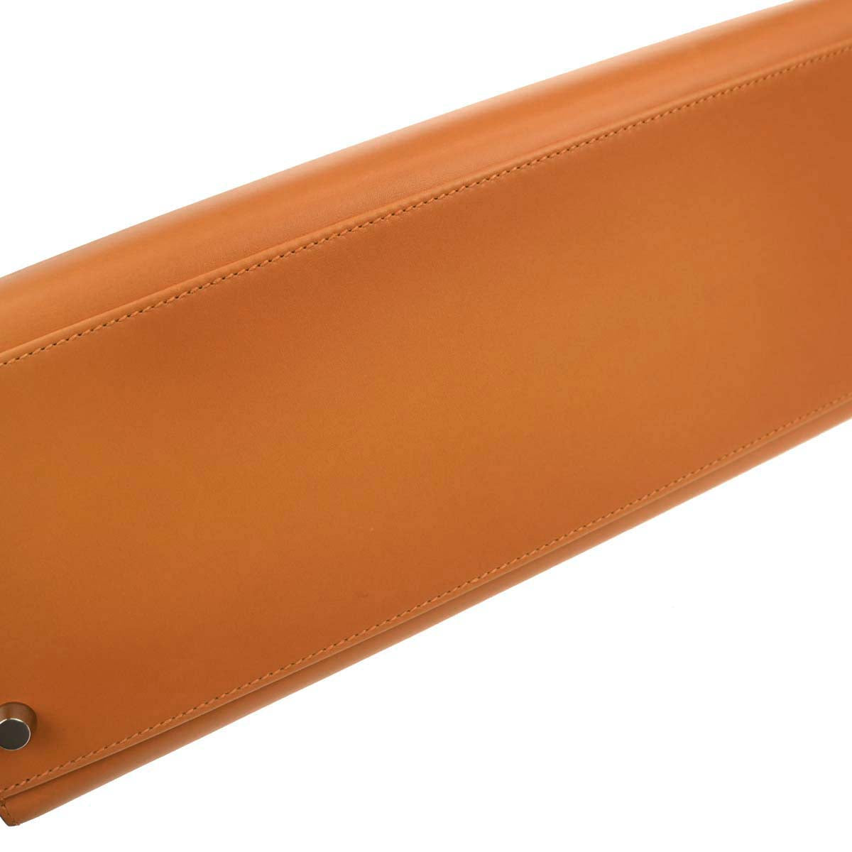 Hermes Orange Box Calf Kelly 32 Sellier 2way Shoulder Handbag