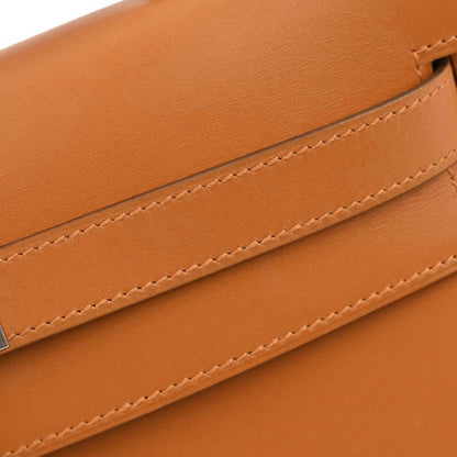 Hermes Orange Box Calf Kelly 32 Sellier 2way Shoulder Handbag