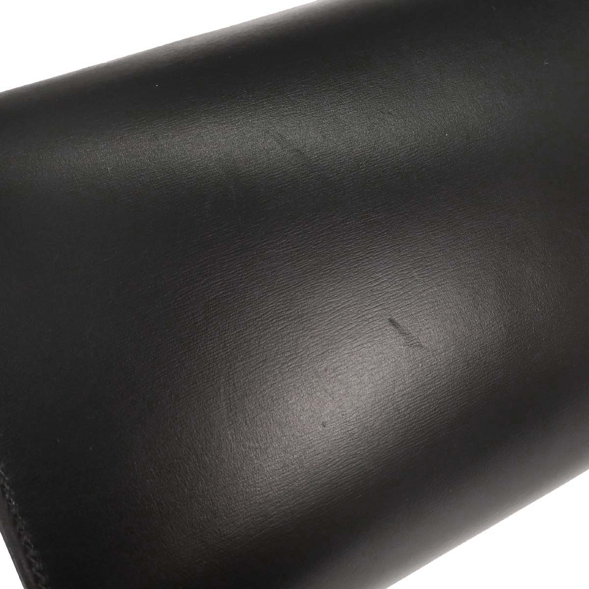 Hermes Black Box Calf Doggy Medor Shoulder Bag