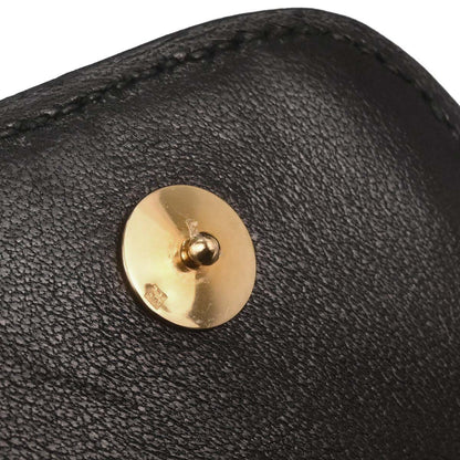 Hermes Black Box Calf Doggy Medor Shoulder Bag