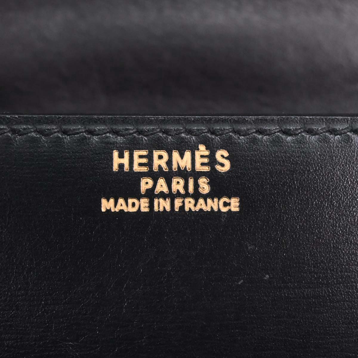 Hermes Black Box Calf Doggy Medor Shoulder Bag
