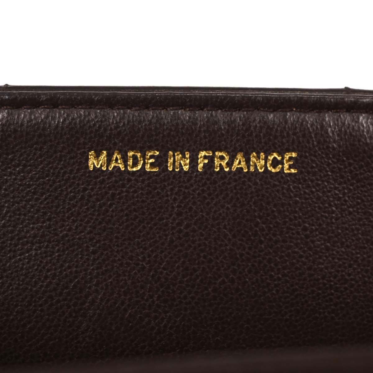 Chanel 1991-1994 Brown Lambskin Mademoiselle Single Flap Shoulder Bag