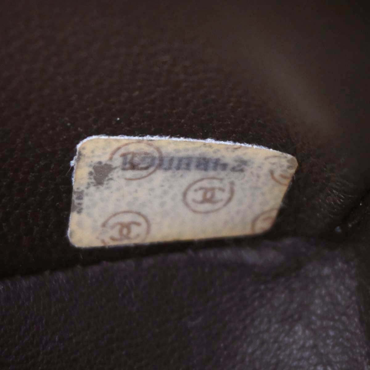 Chanel 1991-1994 Brown Lambskin Mademoiselle Single Flap Shoulder Bag