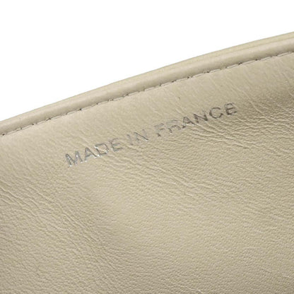 Chanel 1997-1999 Ivory Lambskin Small Classic Double Flap Shoulder Bag