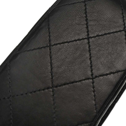 Chanel Black Lambskin Small Classic Double Flap Shoulder Bag