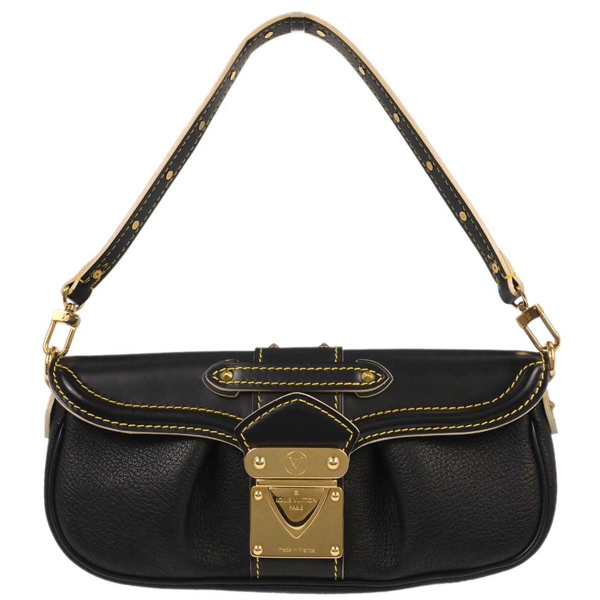 Louis Vuitton 2007 Black Suhali Precieux Handbag M91776