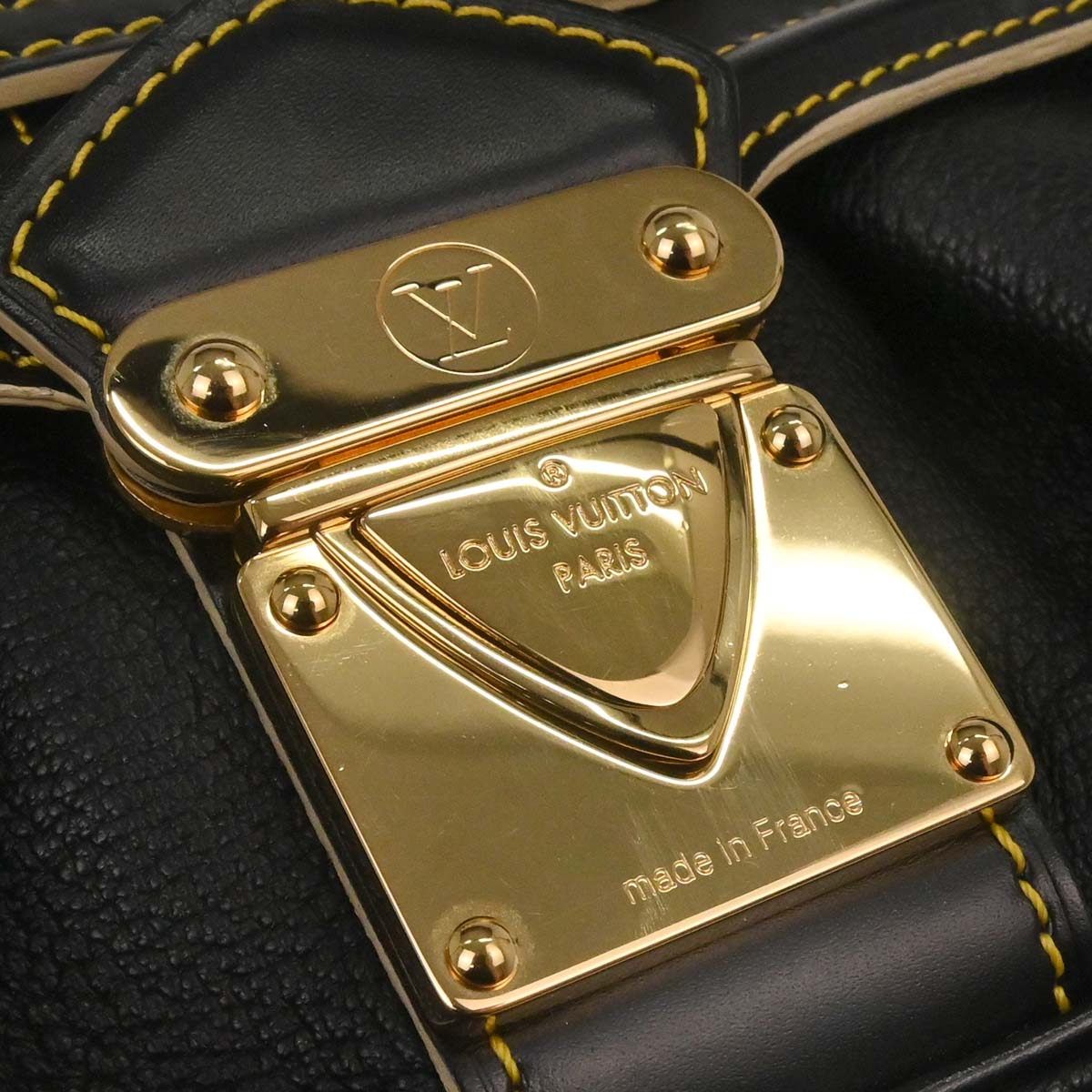 Louis Vuitton 2007 Black Suhali Precieux Handbag M91776