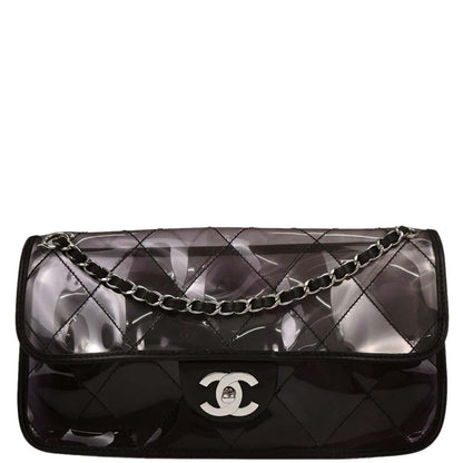 Chanel 2006-2008 Black PVC Shoulder Bag